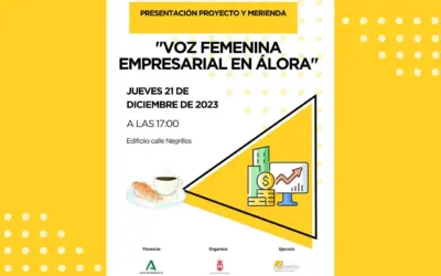 Presentación del proyecto y merienda ‘Voz femenina empresarial en Álora’