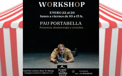 Workshop Pau Portabella en La Carpa de las Estrellas de Pizarra