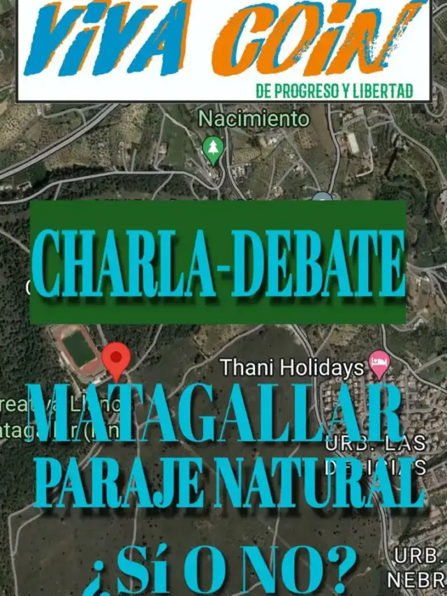 Charla debate Viva Coin Matagallar Paraje Natural