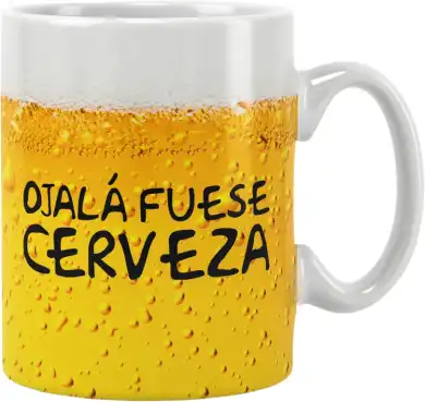 taza con mensaje