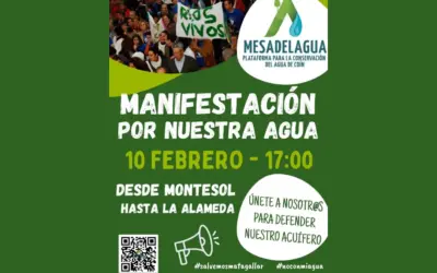 Manifestación por nuestra agua en Coín – Mesa del Agua