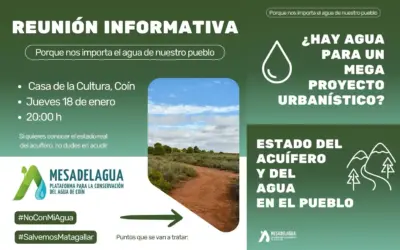 Reunión Informativa de la Mesa del Agua