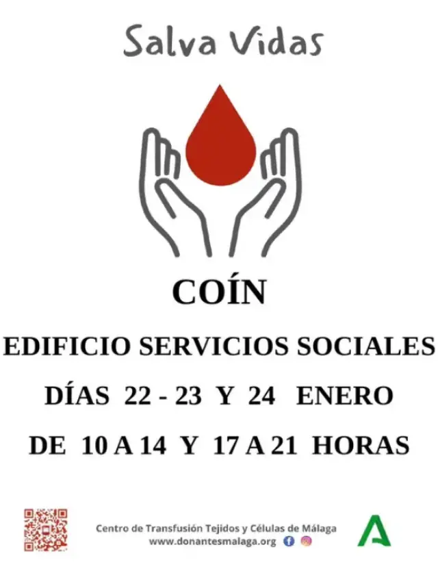 Donación sangre Coín Enero 2024