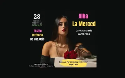 Alba la Merced canta a María Zambrano
