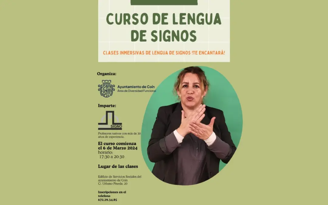 Curso de lengua de signos en Coín