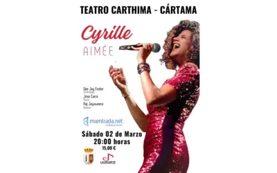 Concierto de Cyrille Aimée en el Teatro Carthima