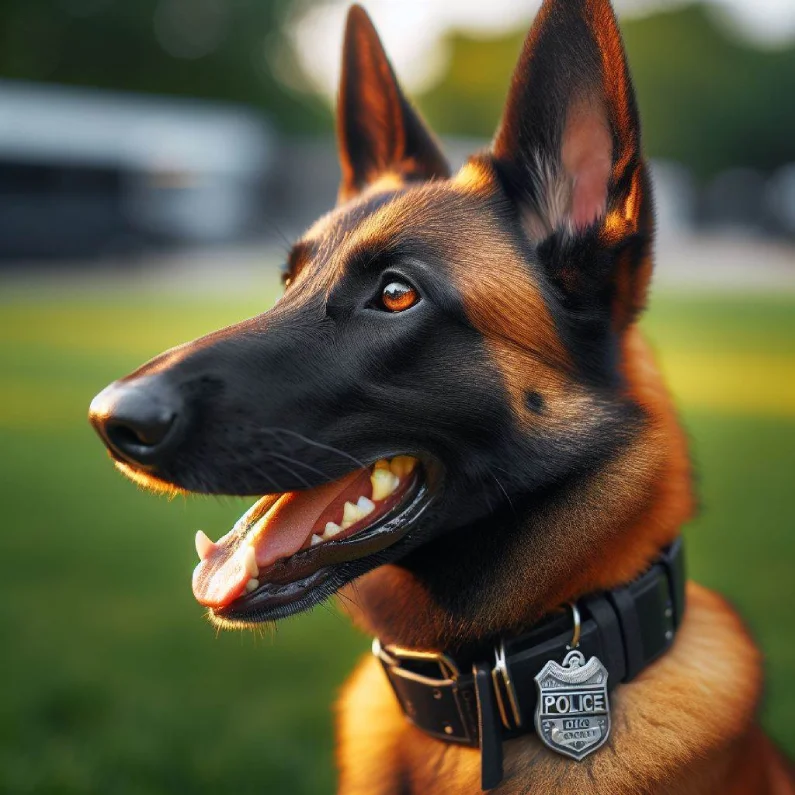 malinois perro policía