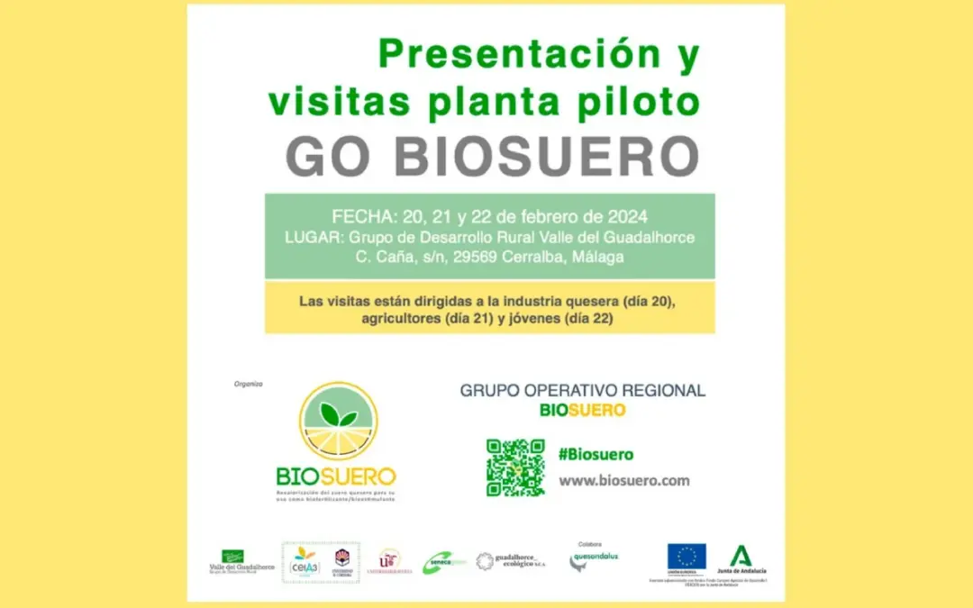 presentación y visita planta piloto Go Biosuero