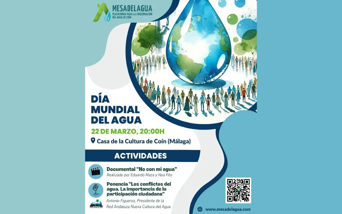 Actividades Mesa del Agua del Día Mundial del Agua 2024 en Coín