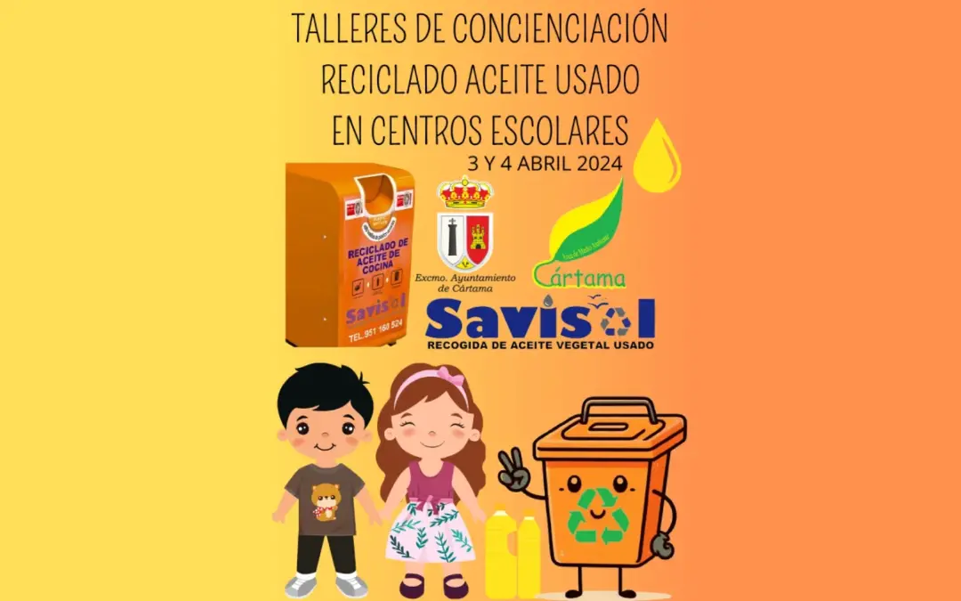 Talleres reciclaje de aceite de cocina usado