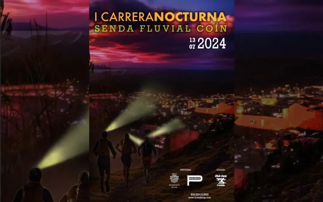 Carrera nocturna senda fluvial de Coín