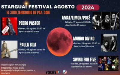 Festival Starguai Agosto 2024: Un mes de música y diversión