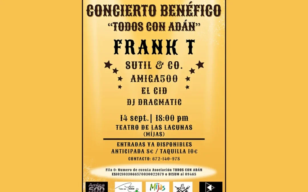 Concierto Benéfico Todos con Adán