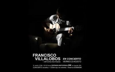 Francisco Villalobos en El Jardín: Una noche mágica de música y poesía en Coín