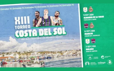 XIII Torneo de Baloncesto Costa del Sol: Unicaja se enfrenta al AS Mónaco en Alhaurín de la Torre