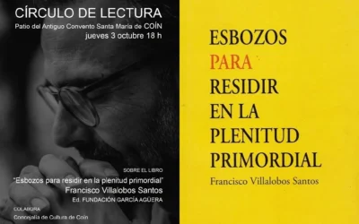 Círculo de lectura en Coín con Francisco Villalobos Santos