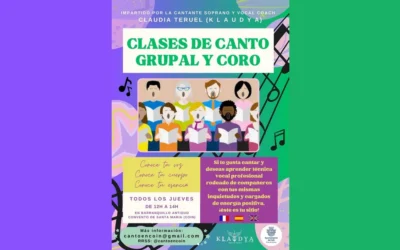 Clases de canto grupal y coro en Coín con Klaudya