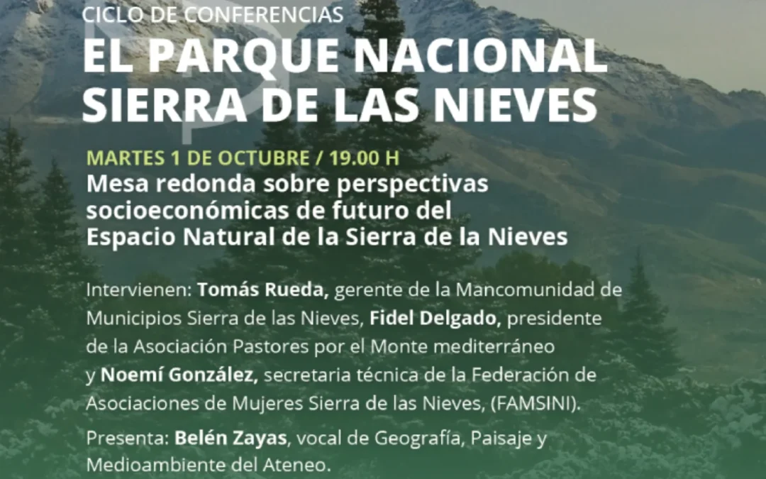 Conferencia Parque Nacional Sierra de las Nieves