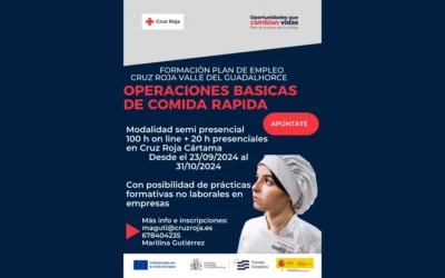 Curso de Operaciones Básicas de Comida Rápida en Cruz Roja Valle del Guadalhorce