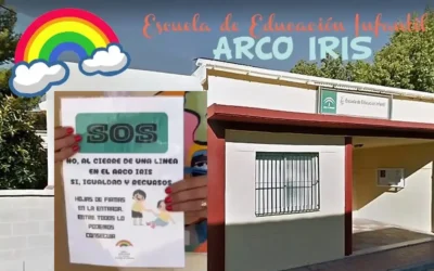 Firmas para que la Junta de Andalucía no cierre una línea de infantil en el Centro Arco Iris
