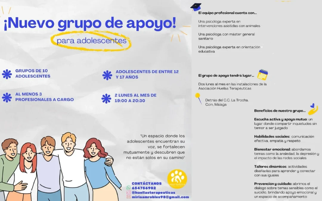 Grupo de apoyo para adolescentes en Coín