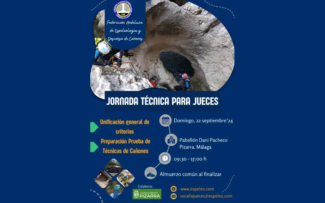 Jornada técnica jueces de espeleología