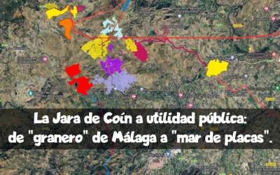 La Jara de Coín a utilidad pública: de granero de Málaga a mar de placas