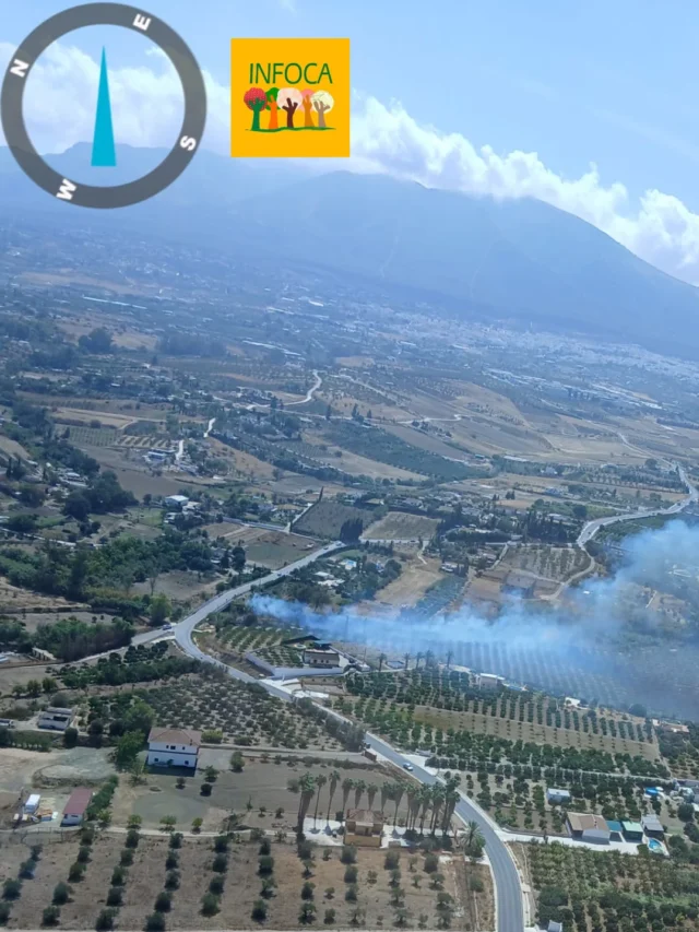 Incendio en Alhaurín el Grande