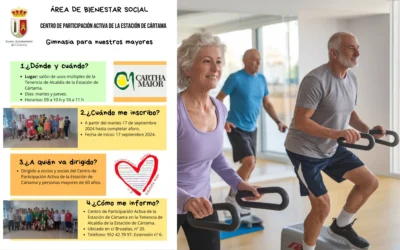 Nueva temporada 2024 de gimnasia para mayores en Cártama