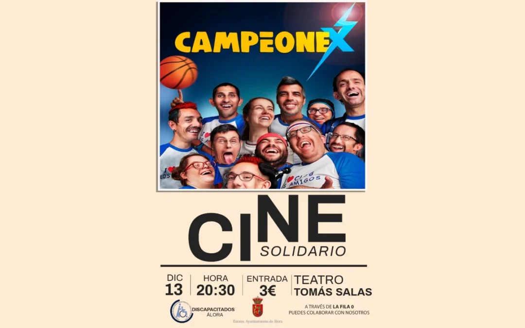 Cine Solidario en Álora con Campeonex