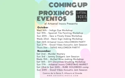 Eventos El Artsenal Inoxis 2024: Talleres, fiestas y mercadillo