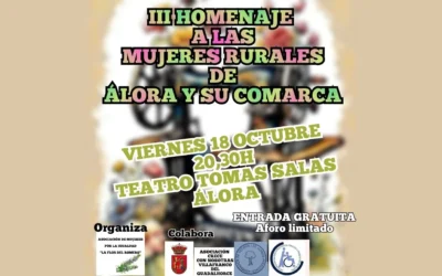 III Homenaje Mujeres Rurales de la Asociación La Flor del Romero en Álora