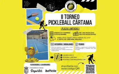 Emoción y deporte: II Torneo de Pickleball Cártama 2024