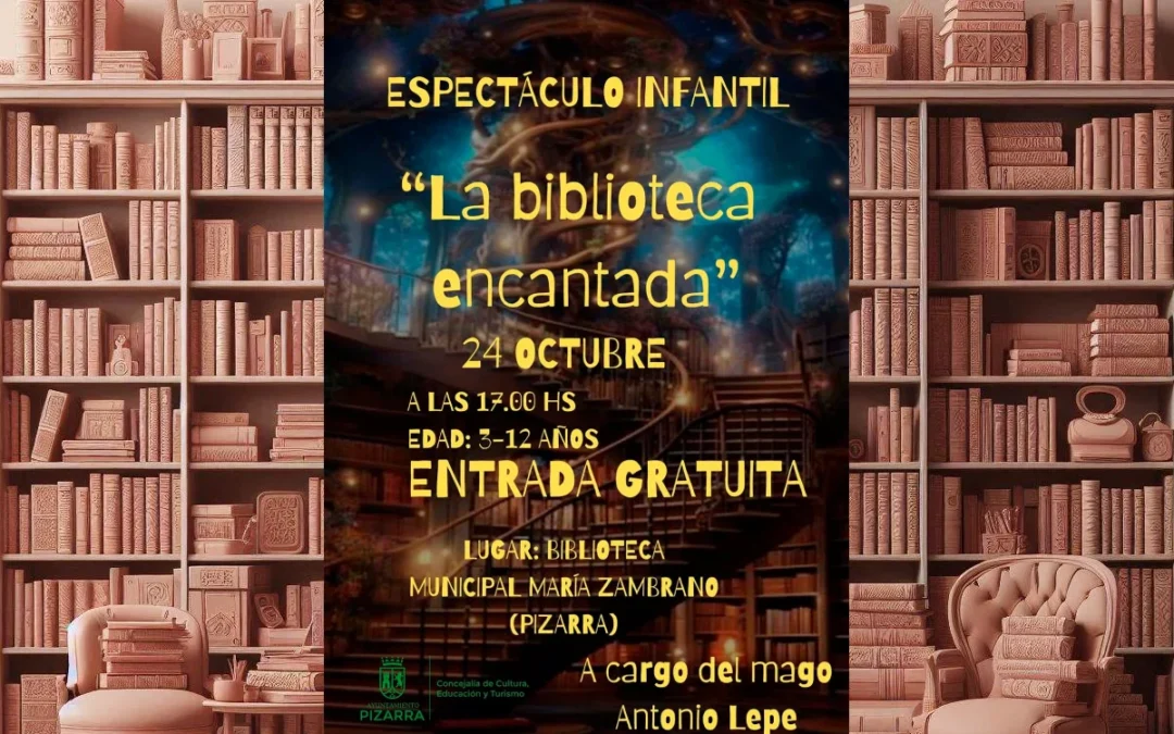 La biblioteca encantada Pizarra