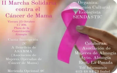 Marcha Solidaria ASAMMA y Sendastic contra el cáncer de mama