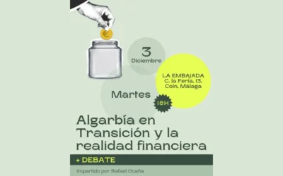 Algarbía en Transición explora realidad financiera en charla comunitaria