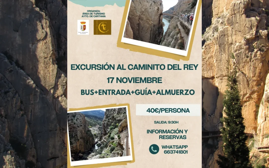 Excursión Cártama al Caminito del Rey