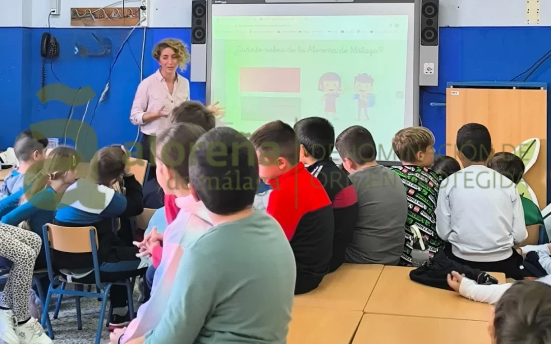 Talleres Creciendo con la Aloreña en colegios