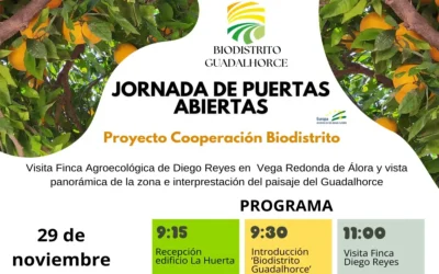 Estudiantes universitarios exploran el Biodistrito Guadalhorce en jornada agroecológica