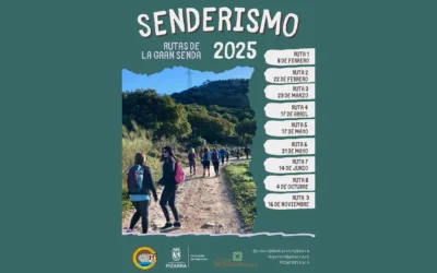 Pizarra anuncia calendario de Rutas de Senderismo para 2025