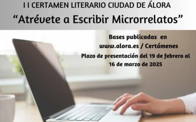 Abierto el plazo para el Certamen Literario y Poético Ciudad de Álora