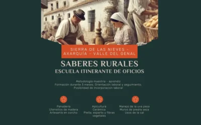 Escuela Itinerante de Oficios: Aprende y trabaja en Axarquía, Sierra de las Nieves y Serranía de Ronda