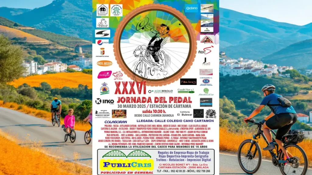 Jornada del Pedal Cártama 2025: Celebra el ciclismo en familia