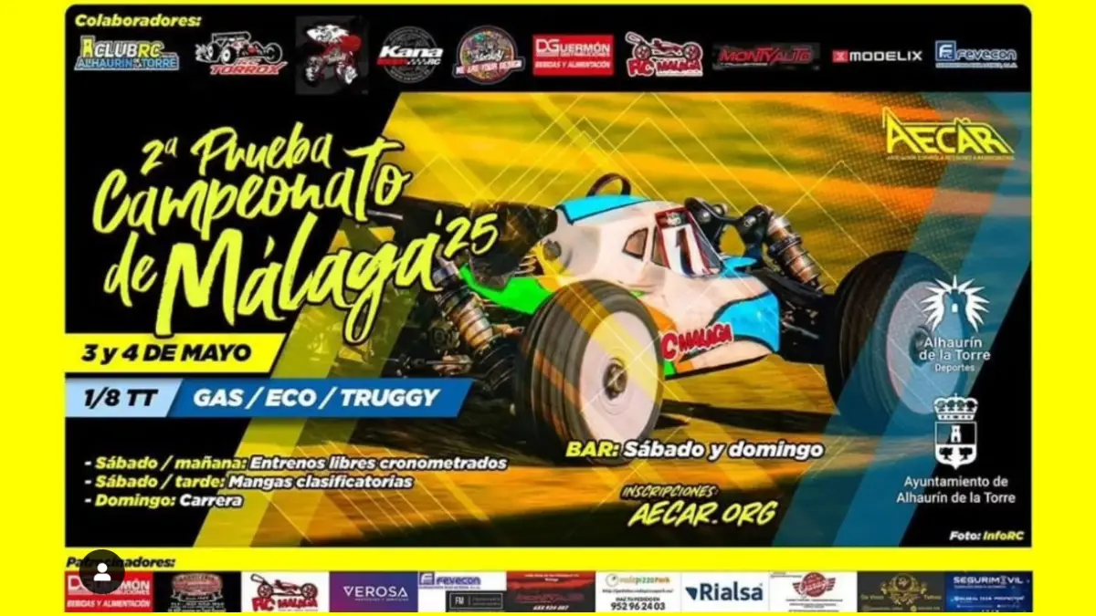 Campeonato Málaga Radiocontrol Alhaurín Torre 2025