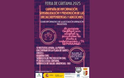 Cártama ante las Drogas lleva su mensaje preventivo al corazón de la feria