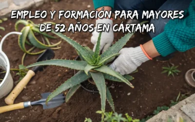 Empleo y formación en jardinería para mayores de 52 años en Cártama