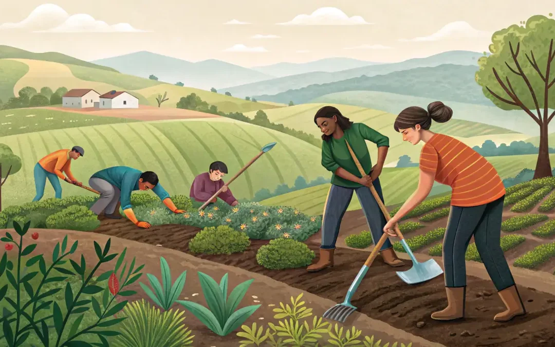 Preparar tierra para huerto ecológico