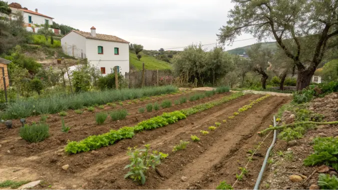 como hacer un huerto en el campo