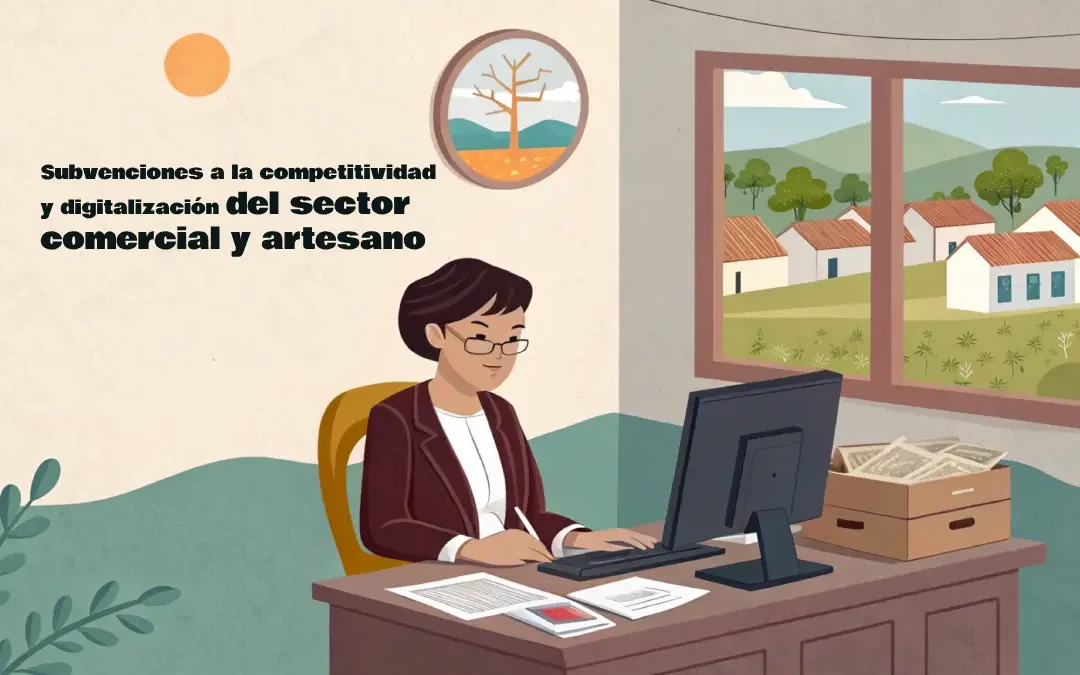 Subvenciones competitividad y digitalización sector comercial y artesano