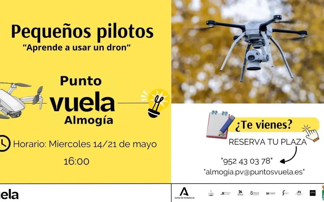 taller Pequeños pilotos Punto Vuela Almogía